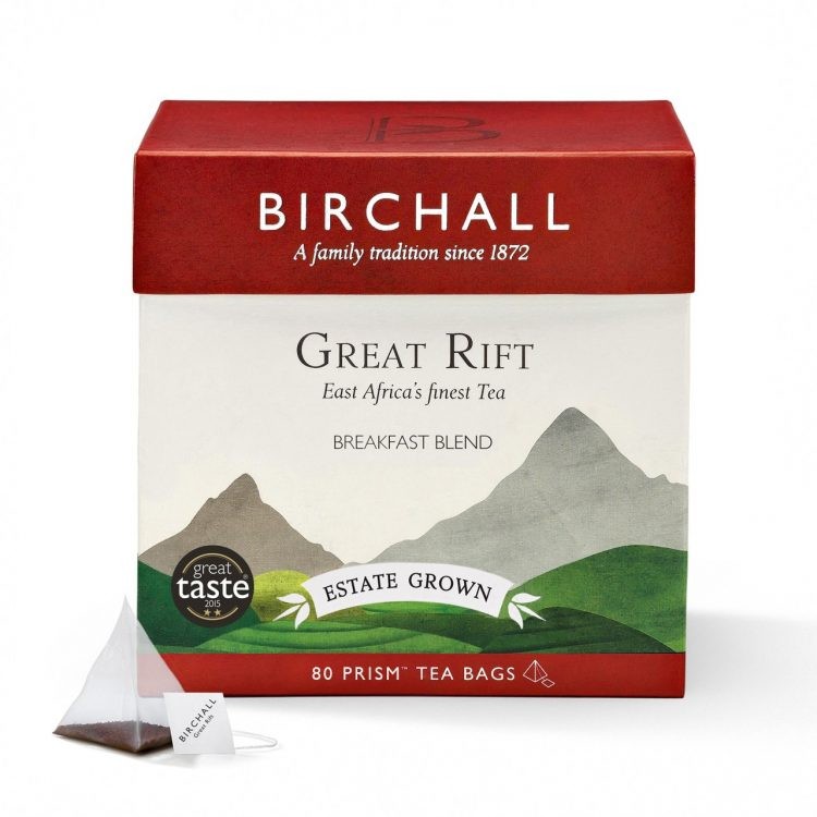 Birchall Great Rift Breakfast Blend Prism Tea Bags